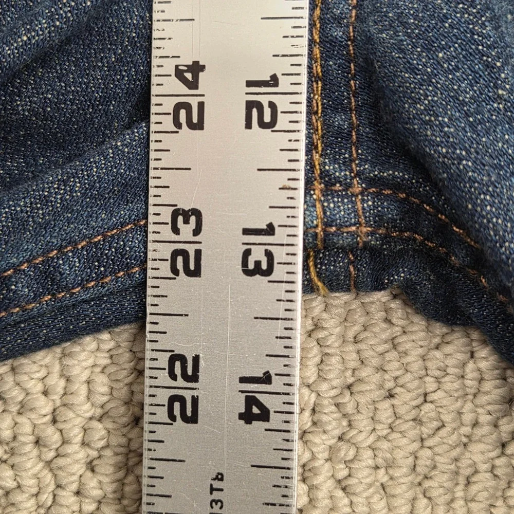 Levis 569 Loose Straight Fit Denim Jeans Dark Wash Blue Mens 40x30 Baggy